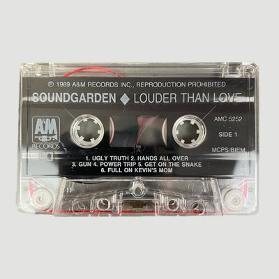 1989 Soundgarden Louder than Love Cassette