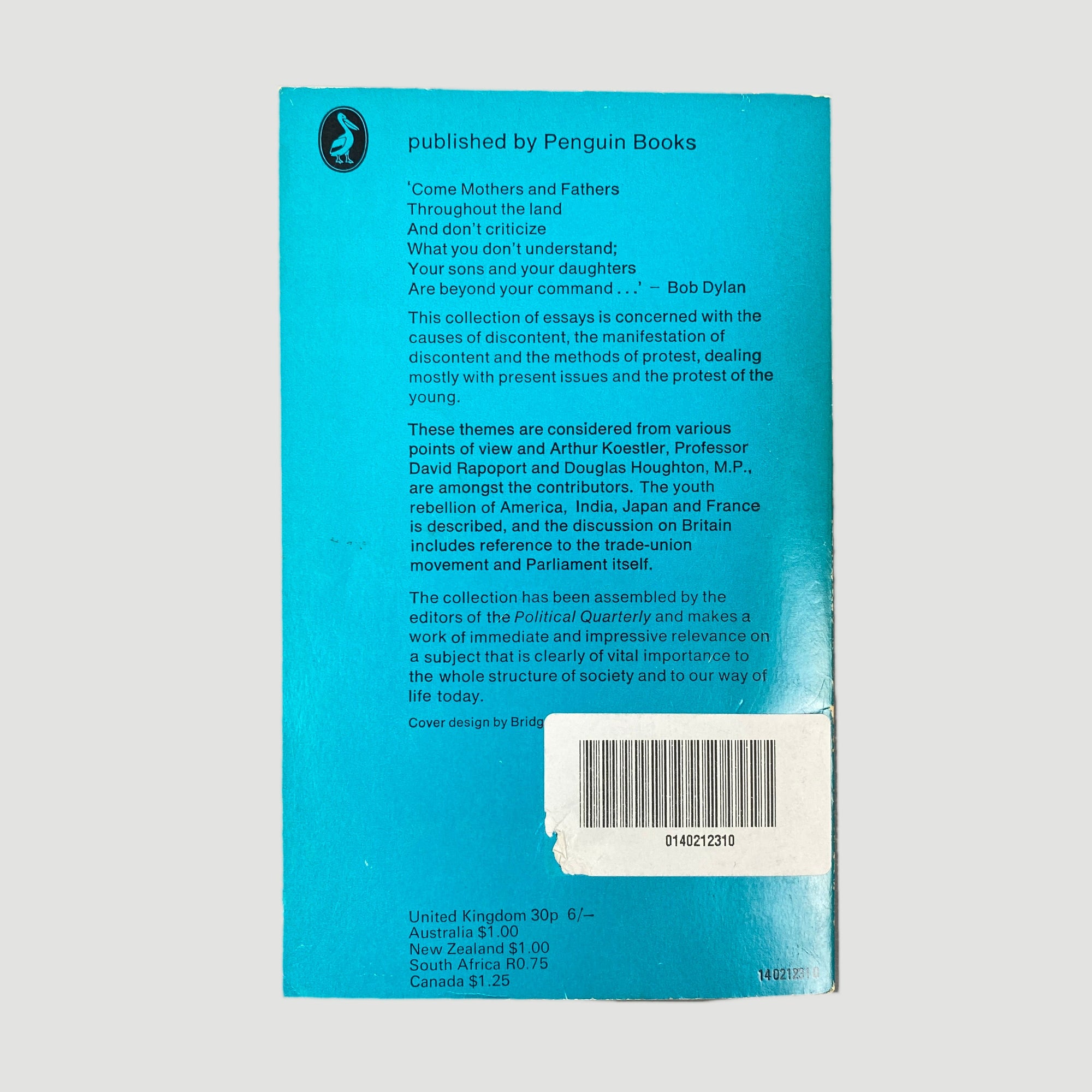 1970 Protest and Discontent Pelican