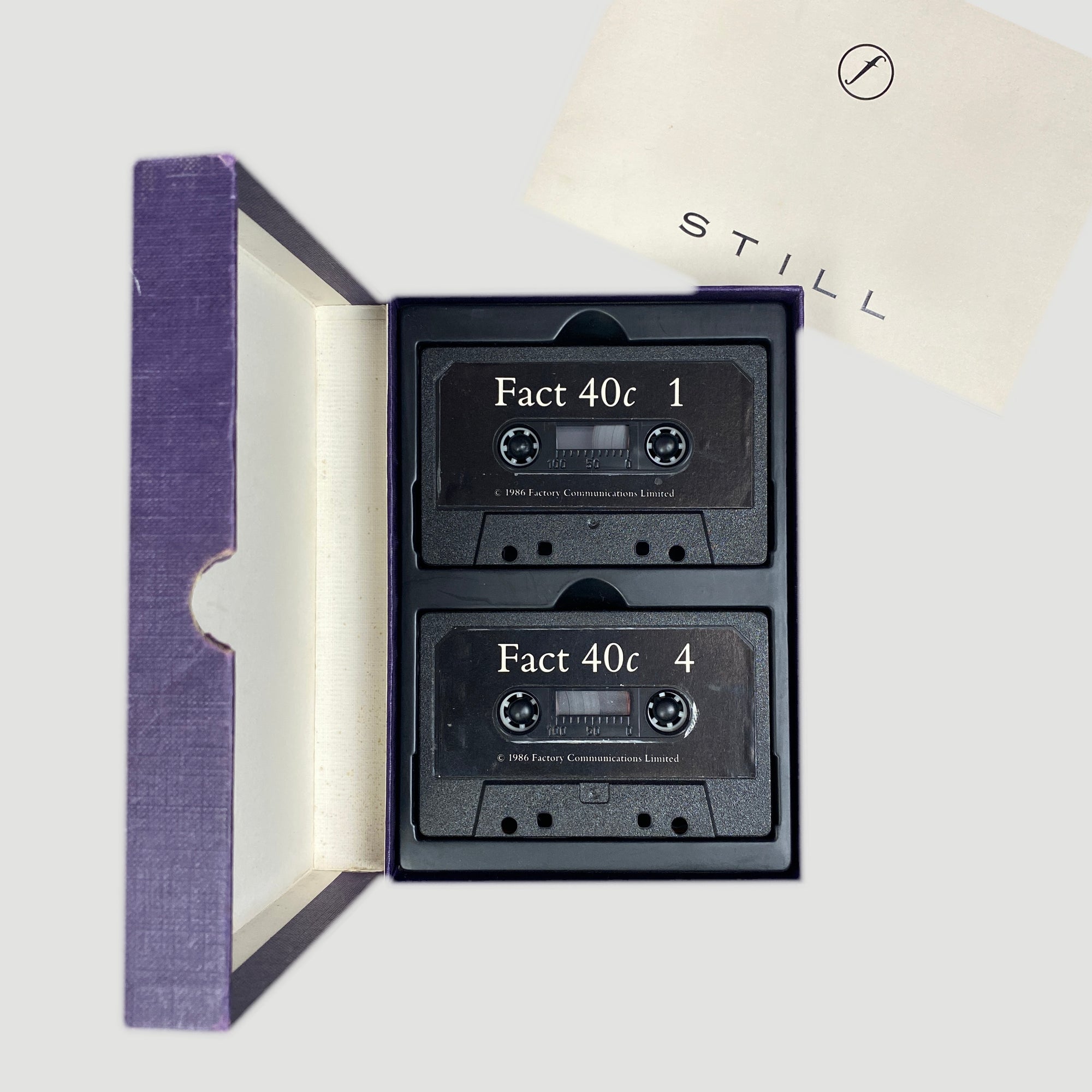 1986 Joy Division Still Cassette Factory Boxset