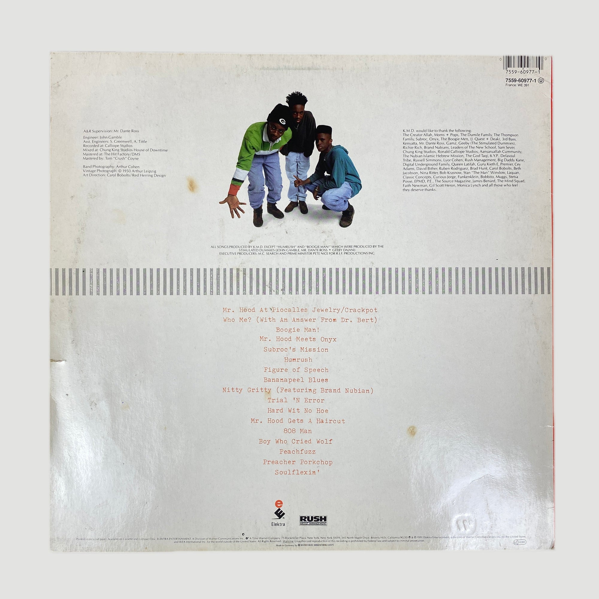 英2LP KMD Mr. Hood TEG755041 Elektra 未開封 /00660 K.M.D. – Mr. Hood – Cassette (SR, Dolby HX Pro, Album), 1991