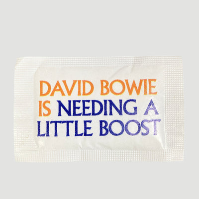 2015 David Bowie IS Needing a Little Boost Sugar Sachet