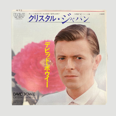 1980 David Bowie Crystal Japan 7" Single