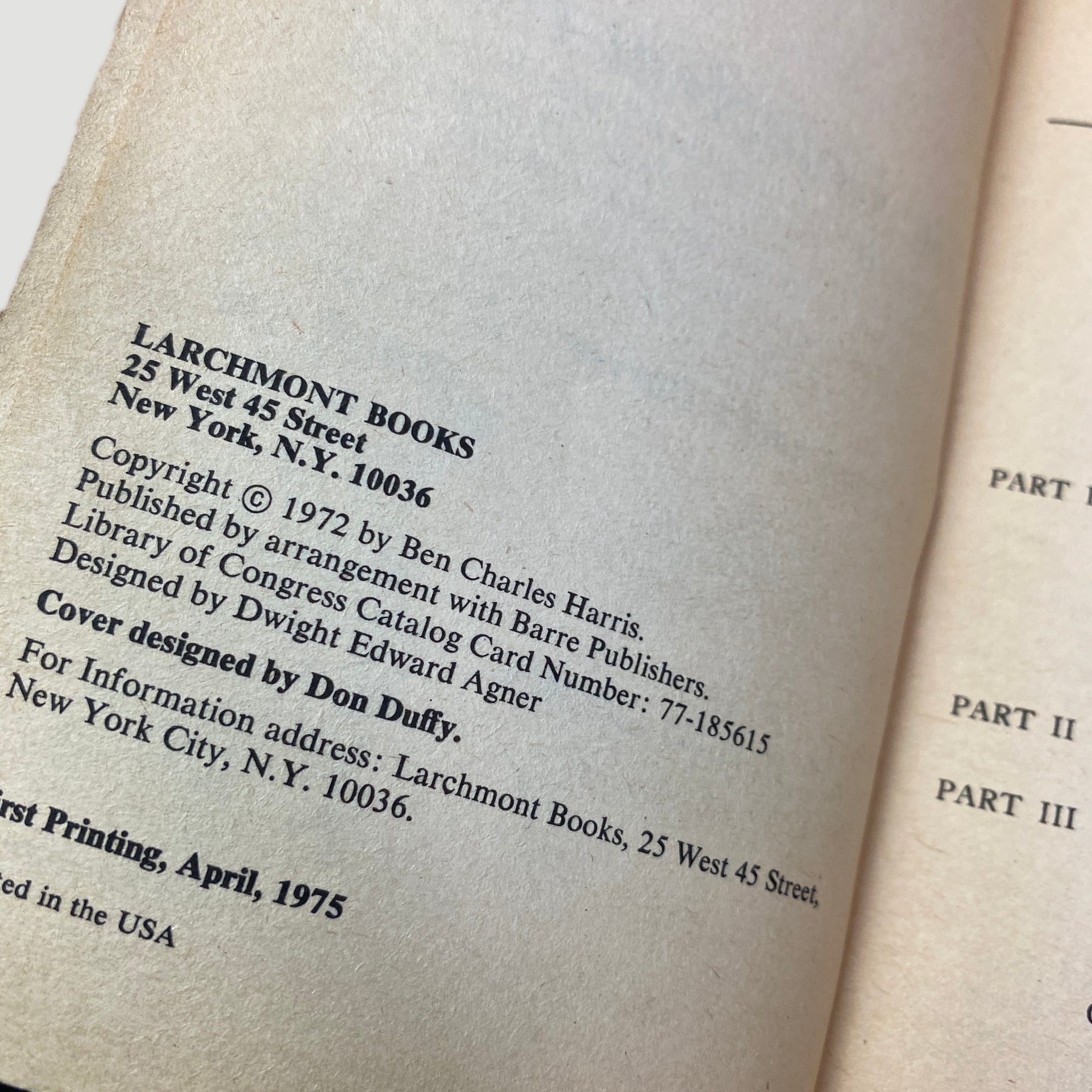 1972 'The Compleat Herbal' Ben Charles Harris