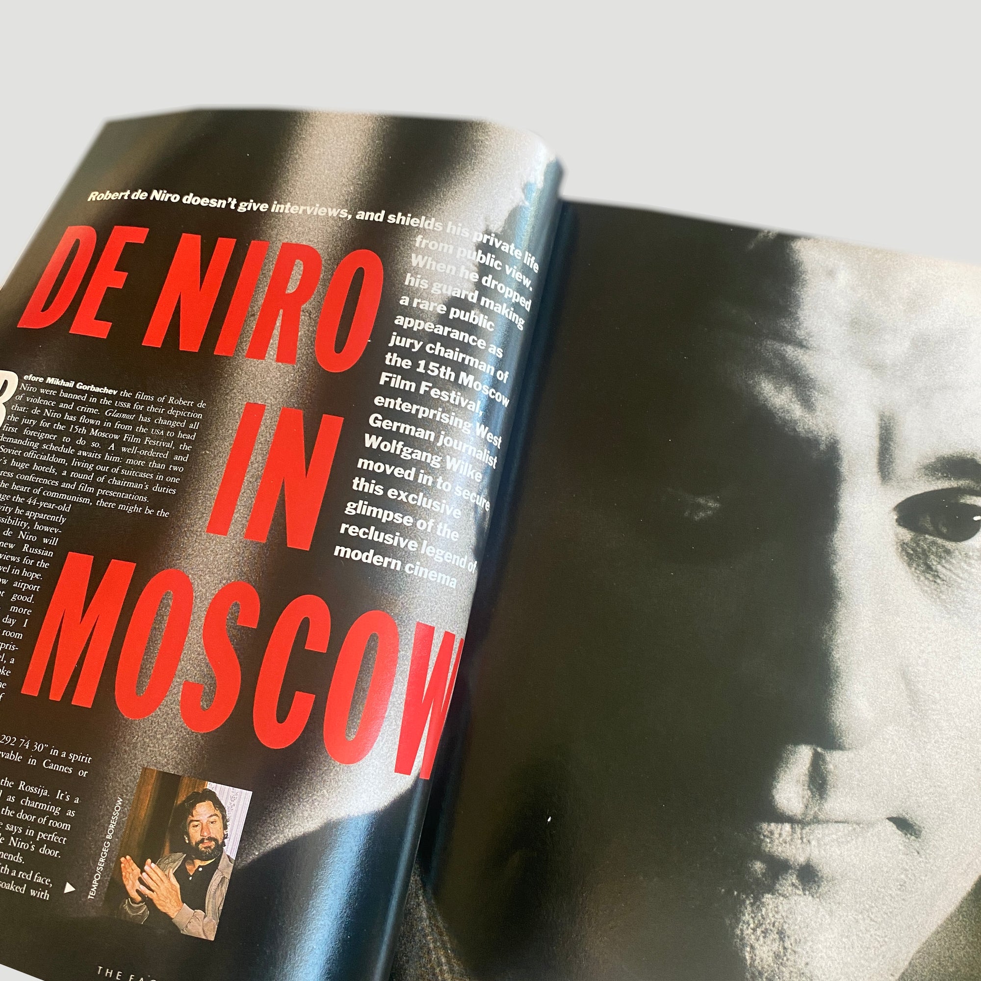 1987 The Face Magazine De Niro Issue