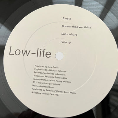 1985 New Order Low Life LP