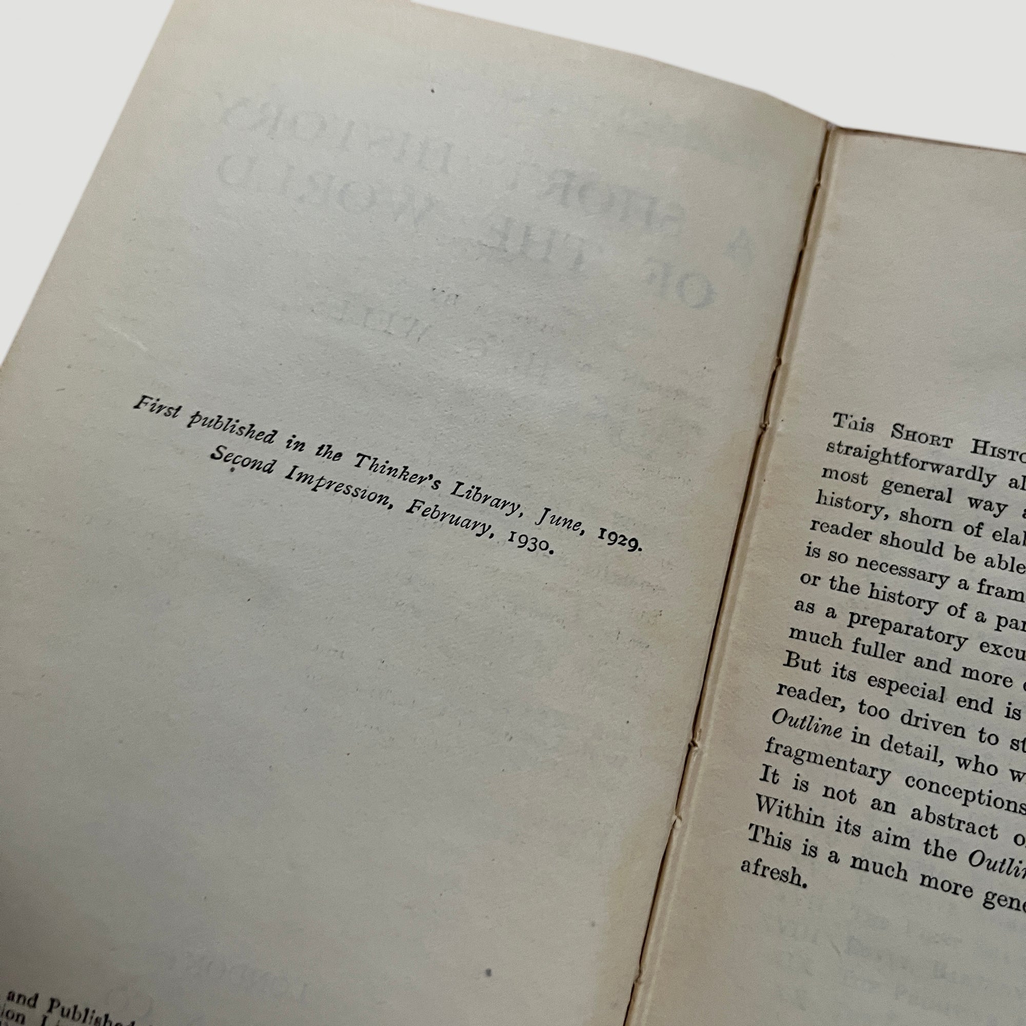 H.G. Wells A Short History of the World