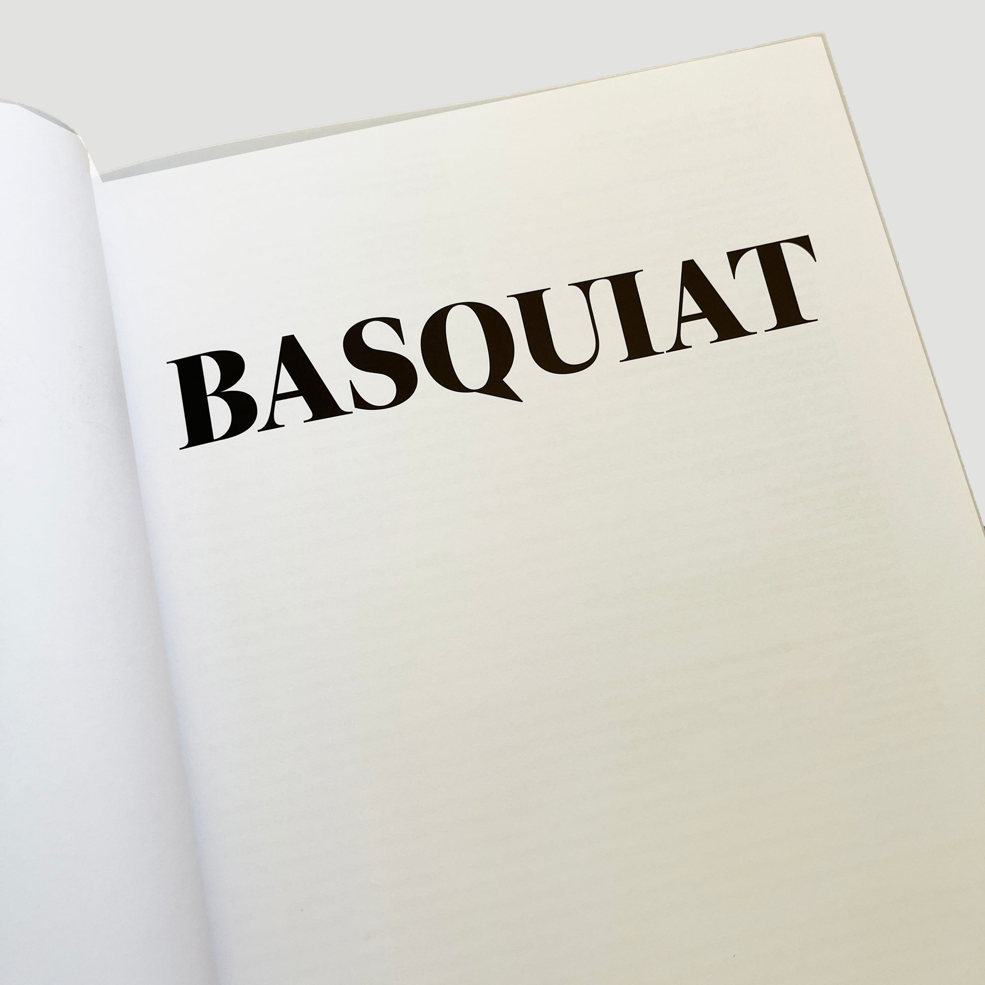 2010 Basquiat Hatje Cantz Hardback