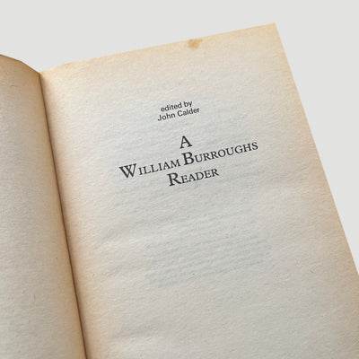 1982 A William Burroughs Reader