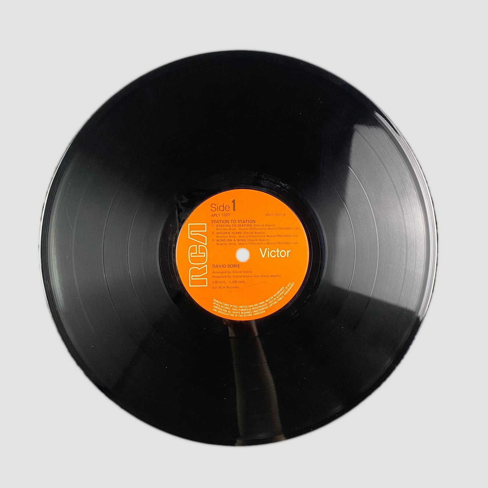 1976 David Bowie Station to Station OG Press LP