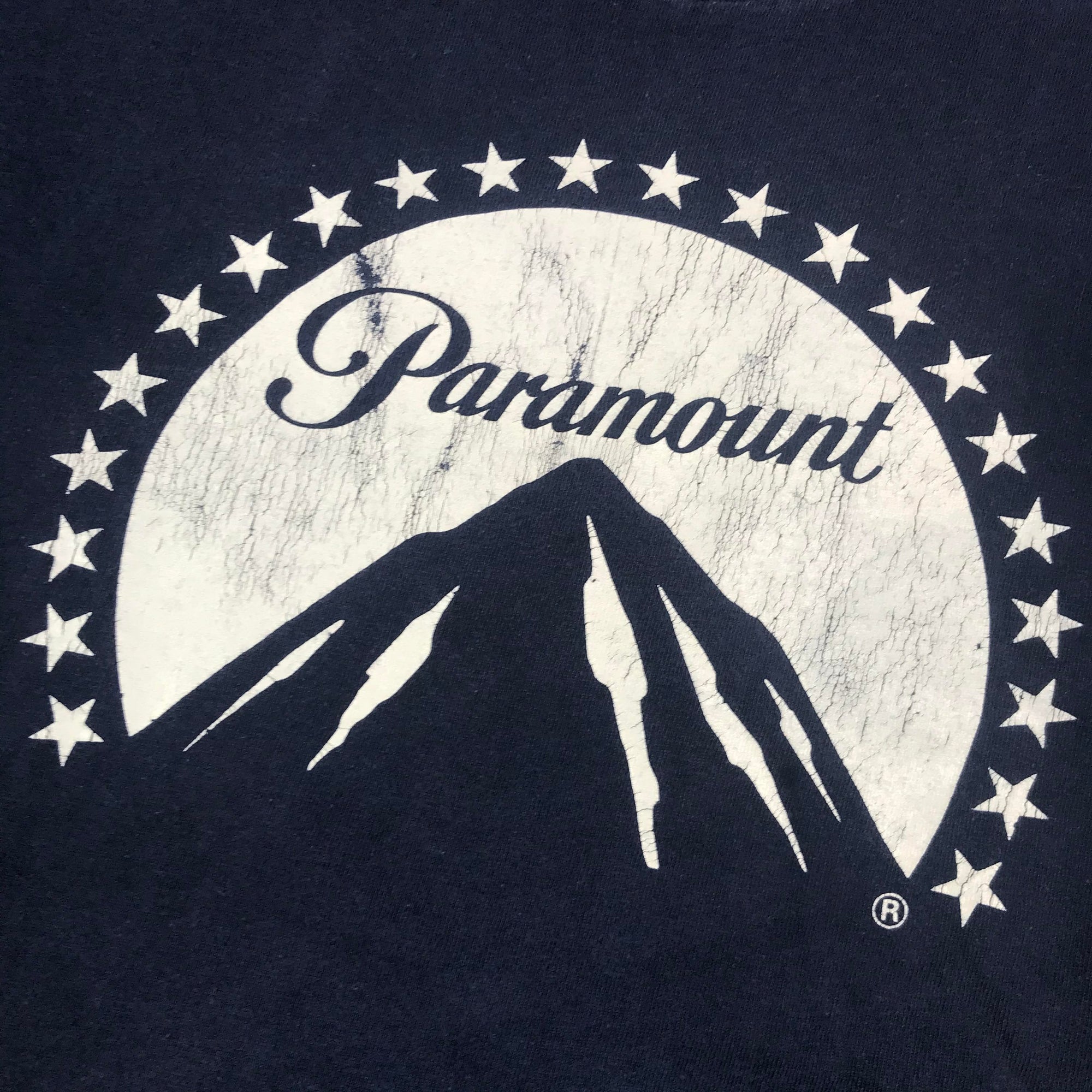 90sヴィンテージ｜Paramount Pictures Tシャツ [XL] Vintage 90s Paramount Studios Blue T-Shirt Size XL Made in