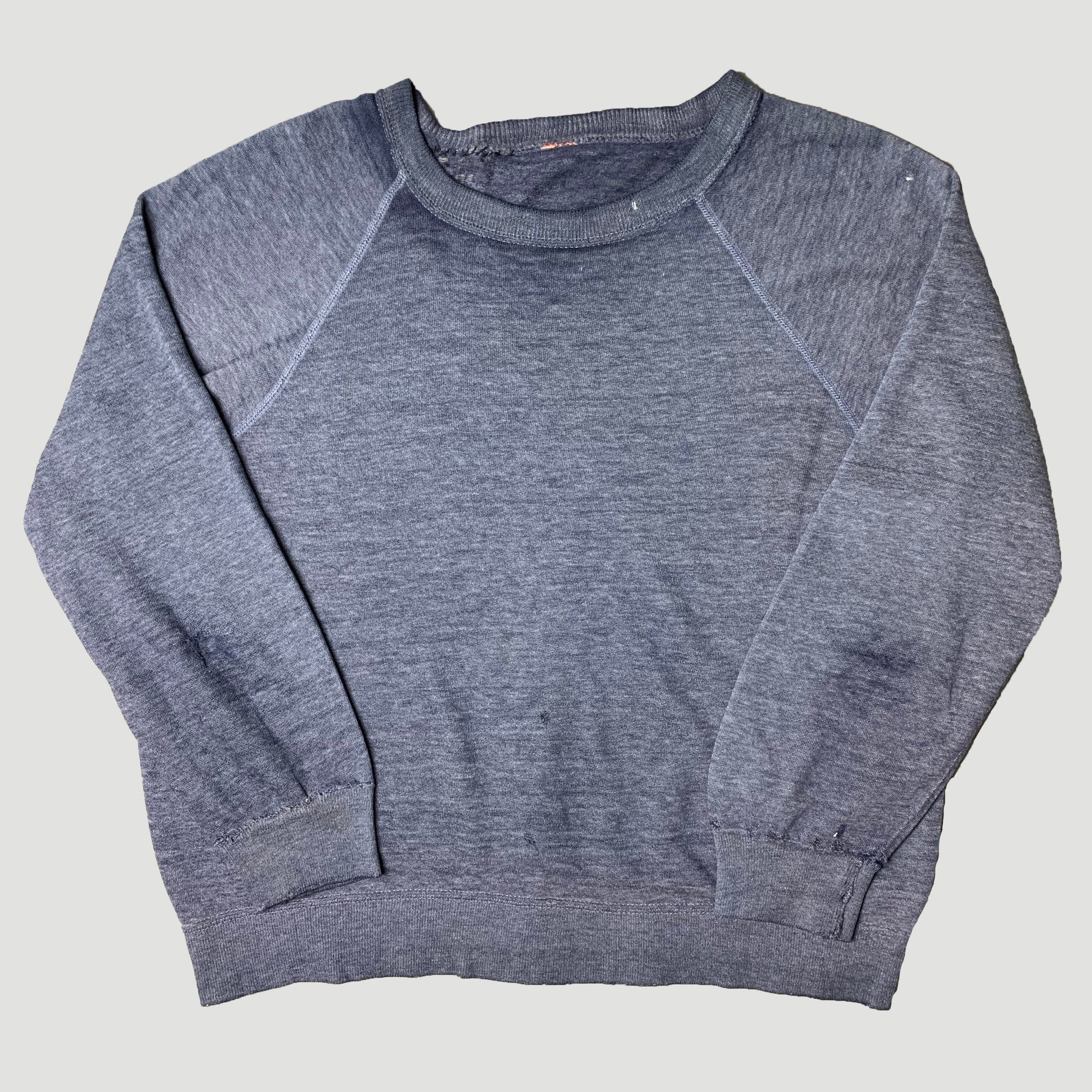 80's Navy Marl Basic Sweatshirt