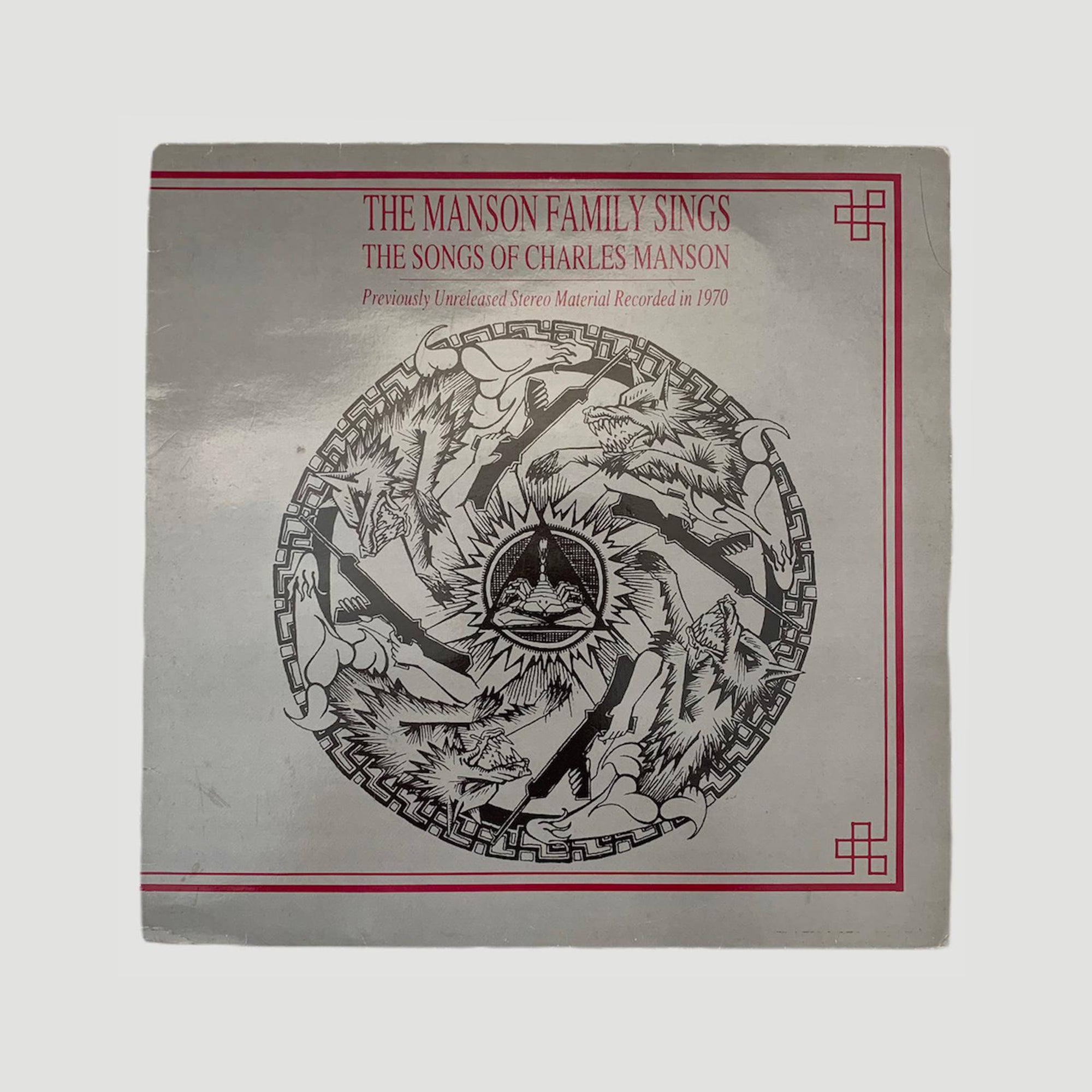 1986 The Manson Family Sings The Songs Of Charles Manson LP