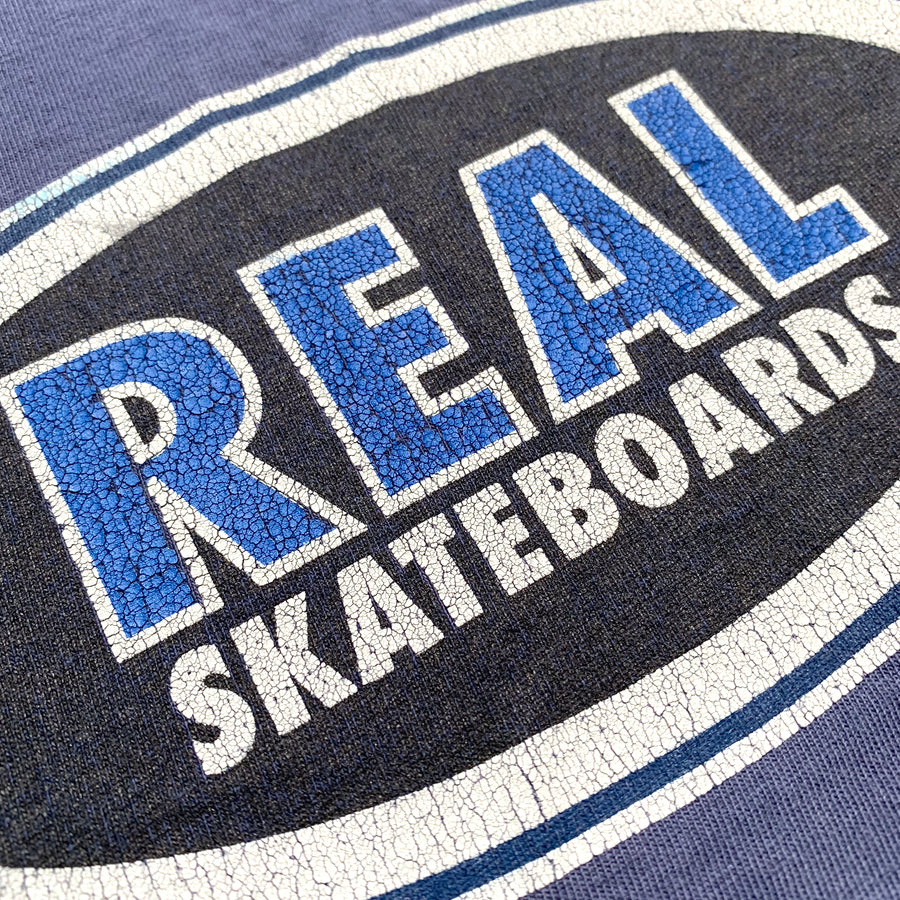 90's Real Skateboards logo T-Shirt