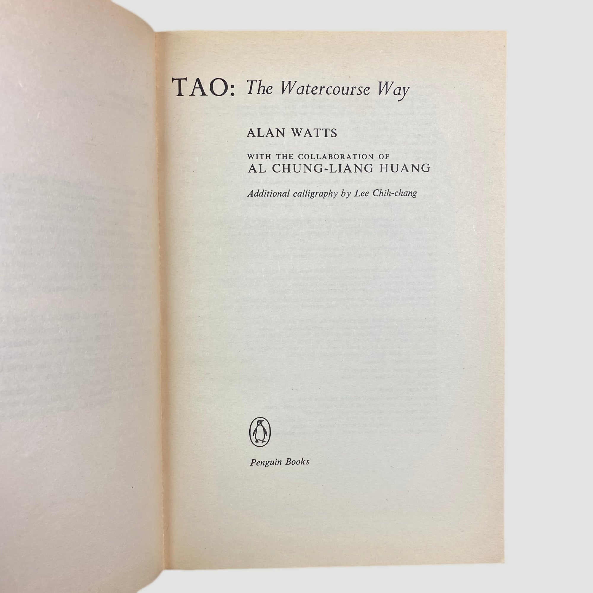 1979 Alan Watts 'Tao' Pelican