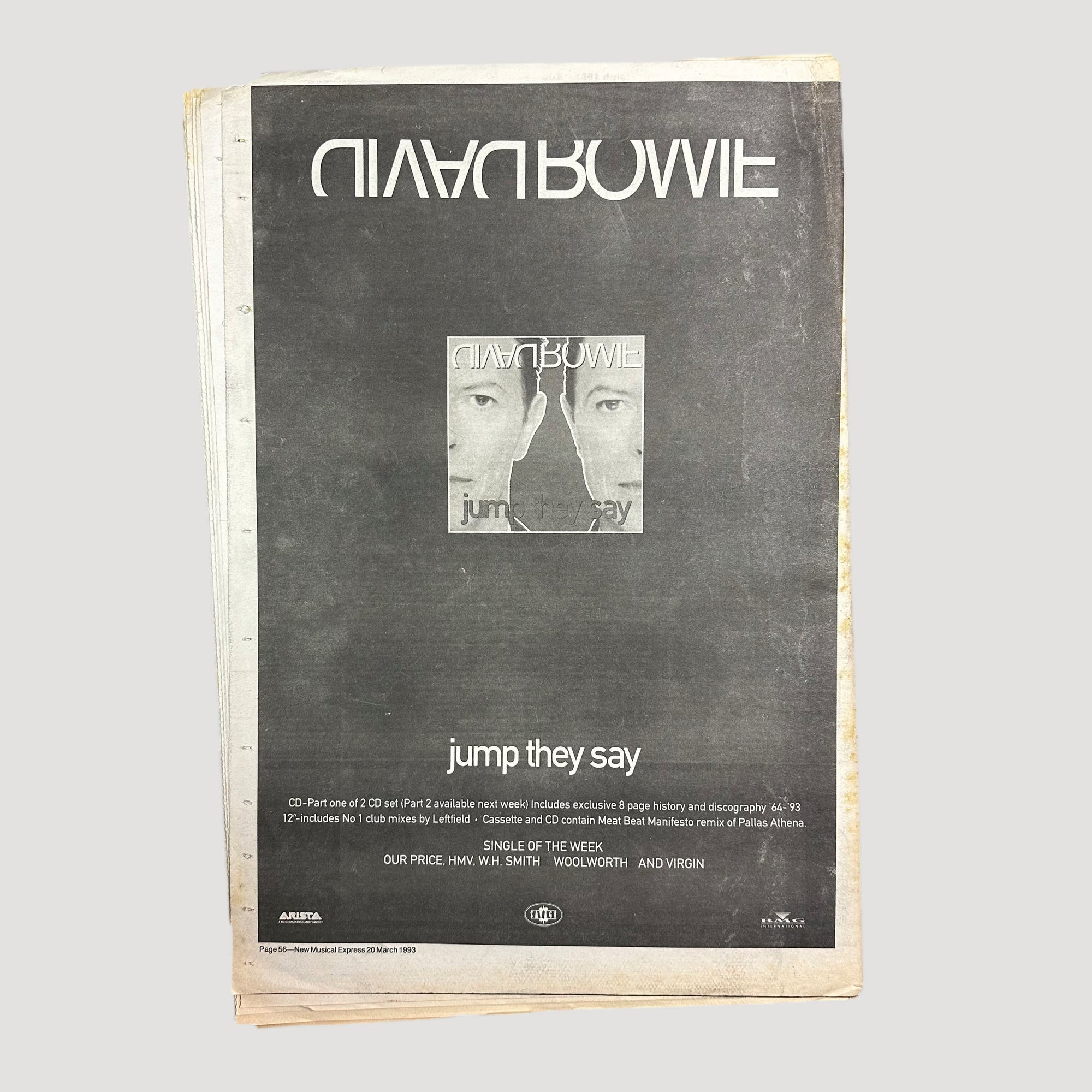 1993 NME David Bowie + Suede Issue