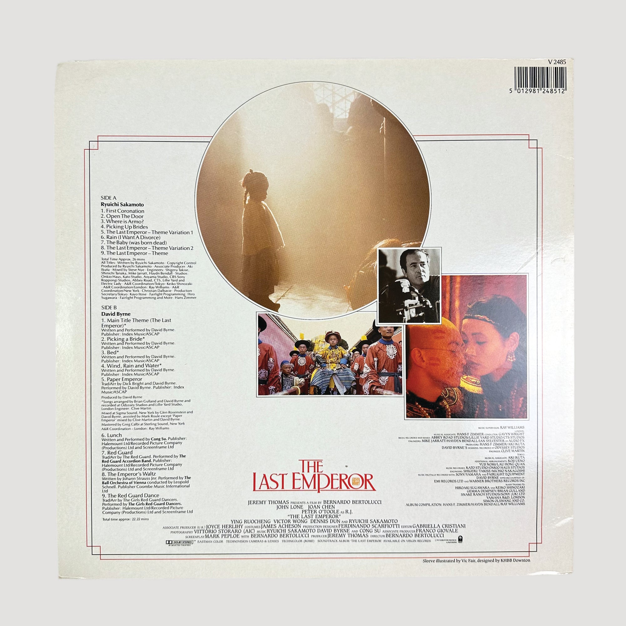 1987 The Last Emperor OST LP