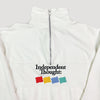 90's Independent Thought Quarter Zip Sweat