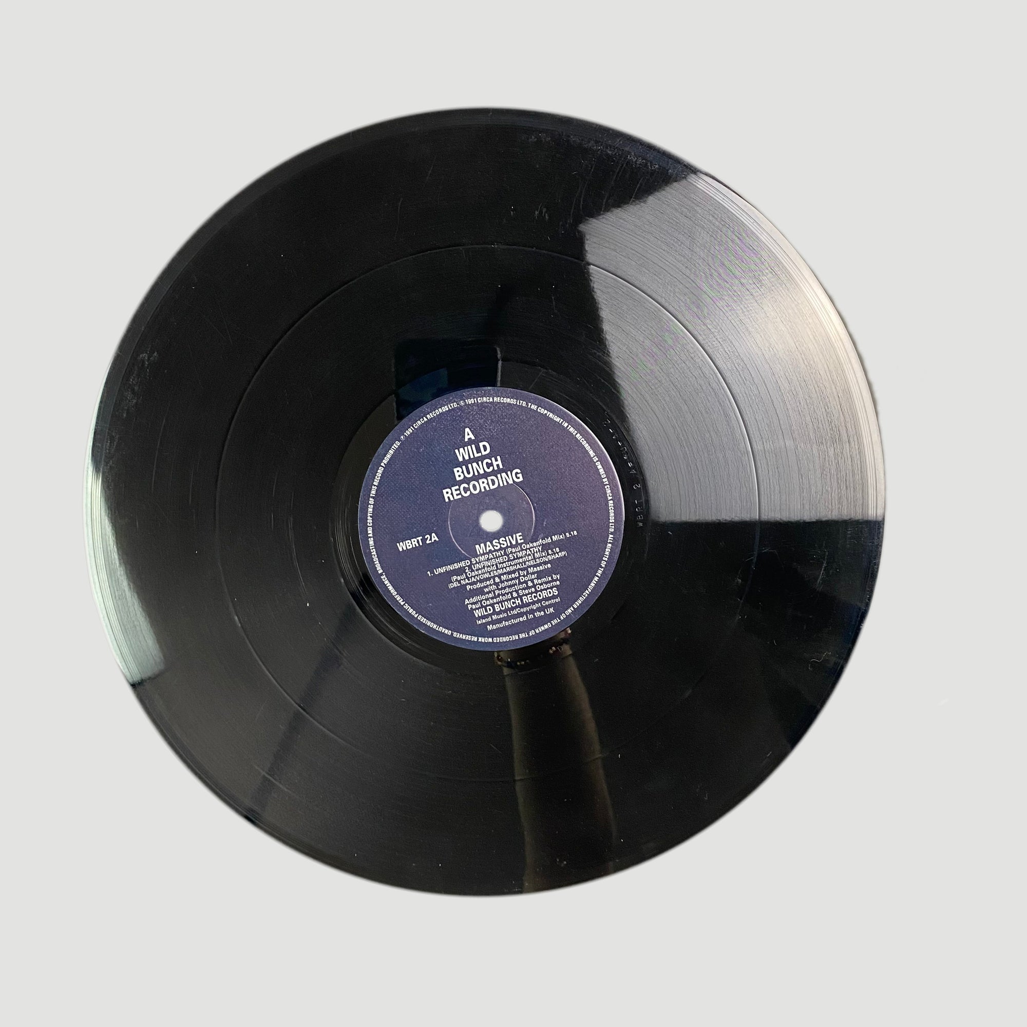 90's Massive Attack Unfinished Sympathy 12" Single