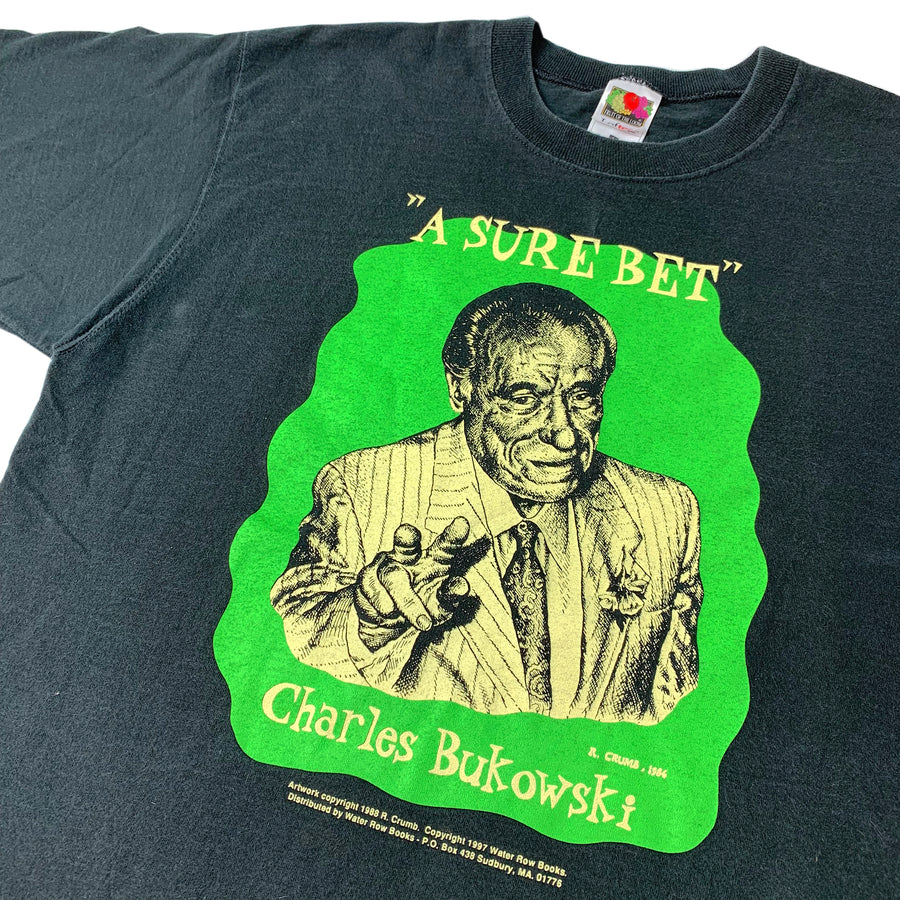 1997 Charles Bukowski & R.Crumb 'Sure Bet' T-Shirt