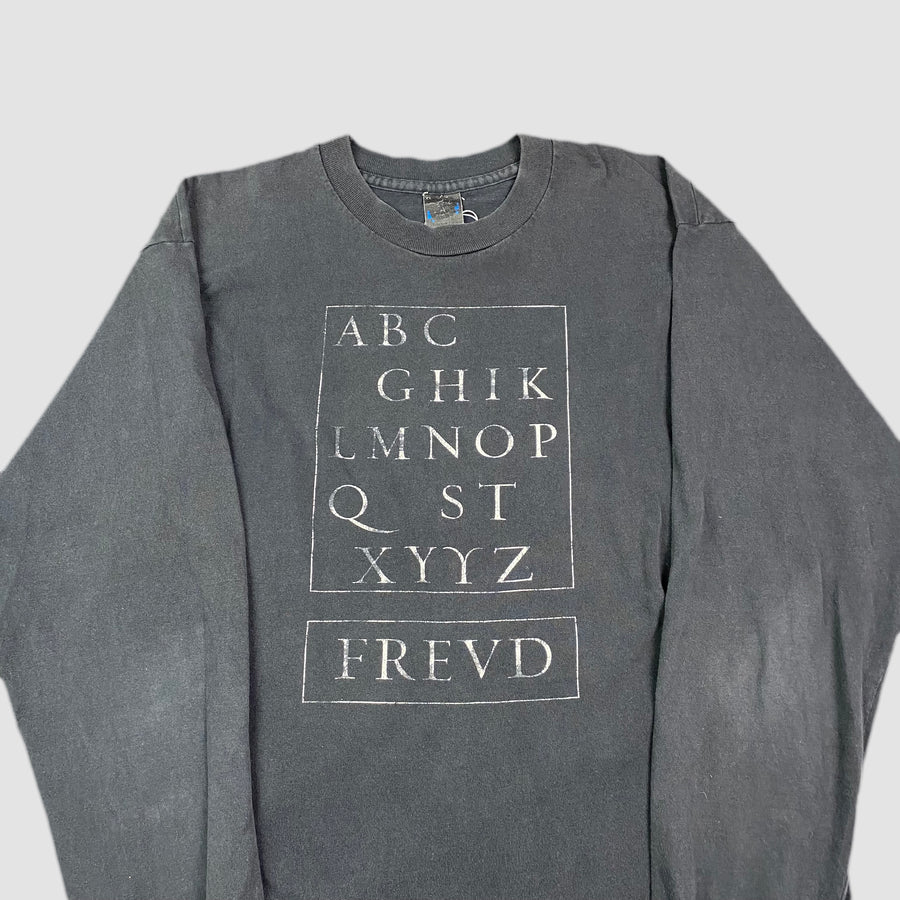 90's Sigmund Freud Alphabet Longsleeve T-Shirt