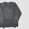 90's Sigmund Freud Alphabet Longsleeve T-Shirt