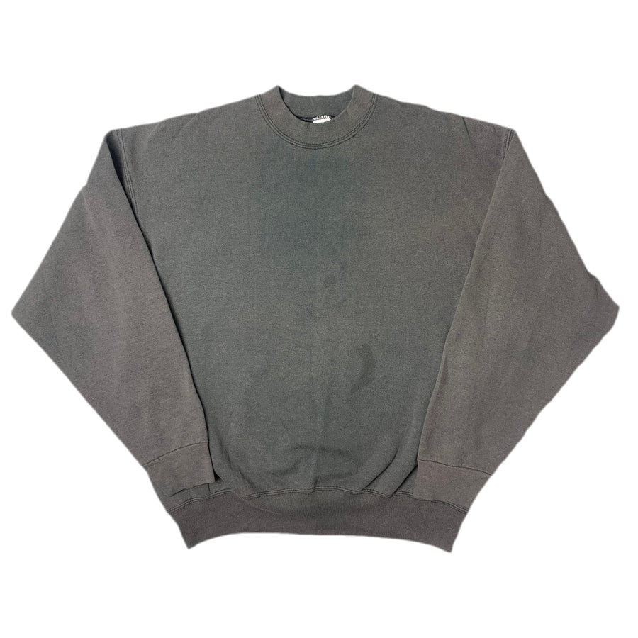 90's Plain Black Faded Sweatshirt