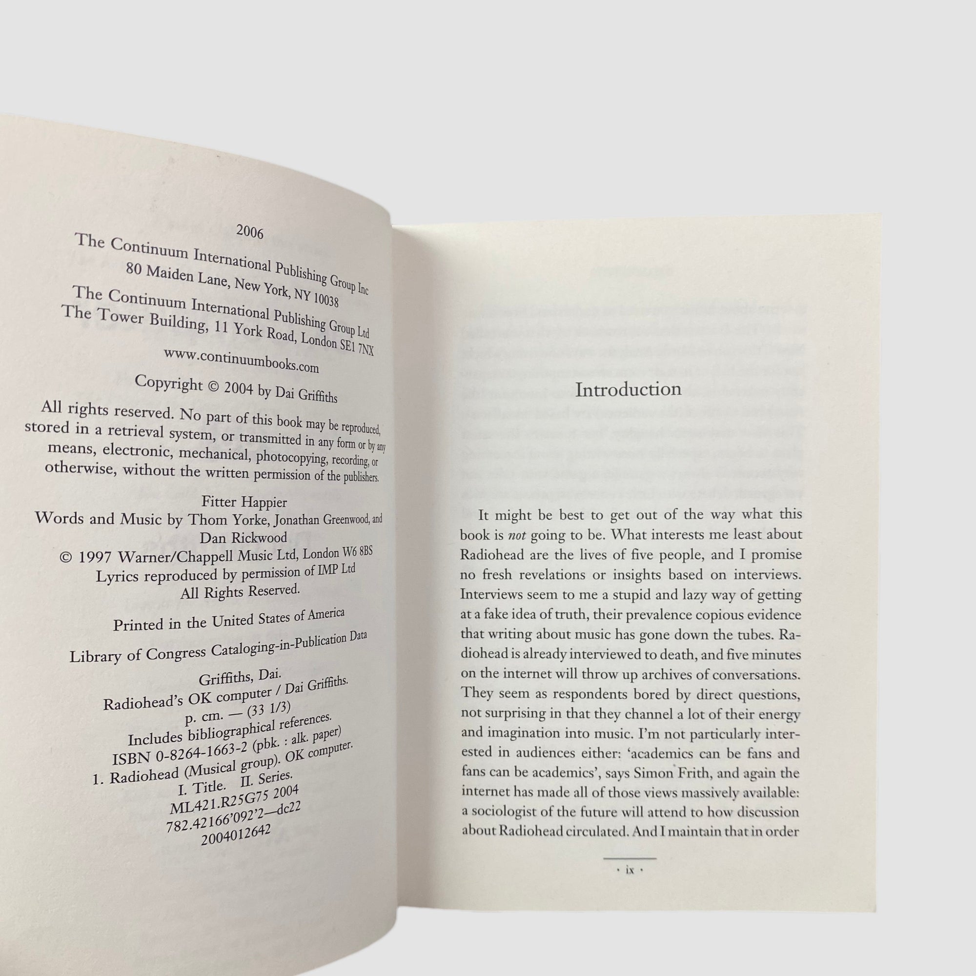 2006 Radiohead Ok Computer 33/3 by Dai Griffiths