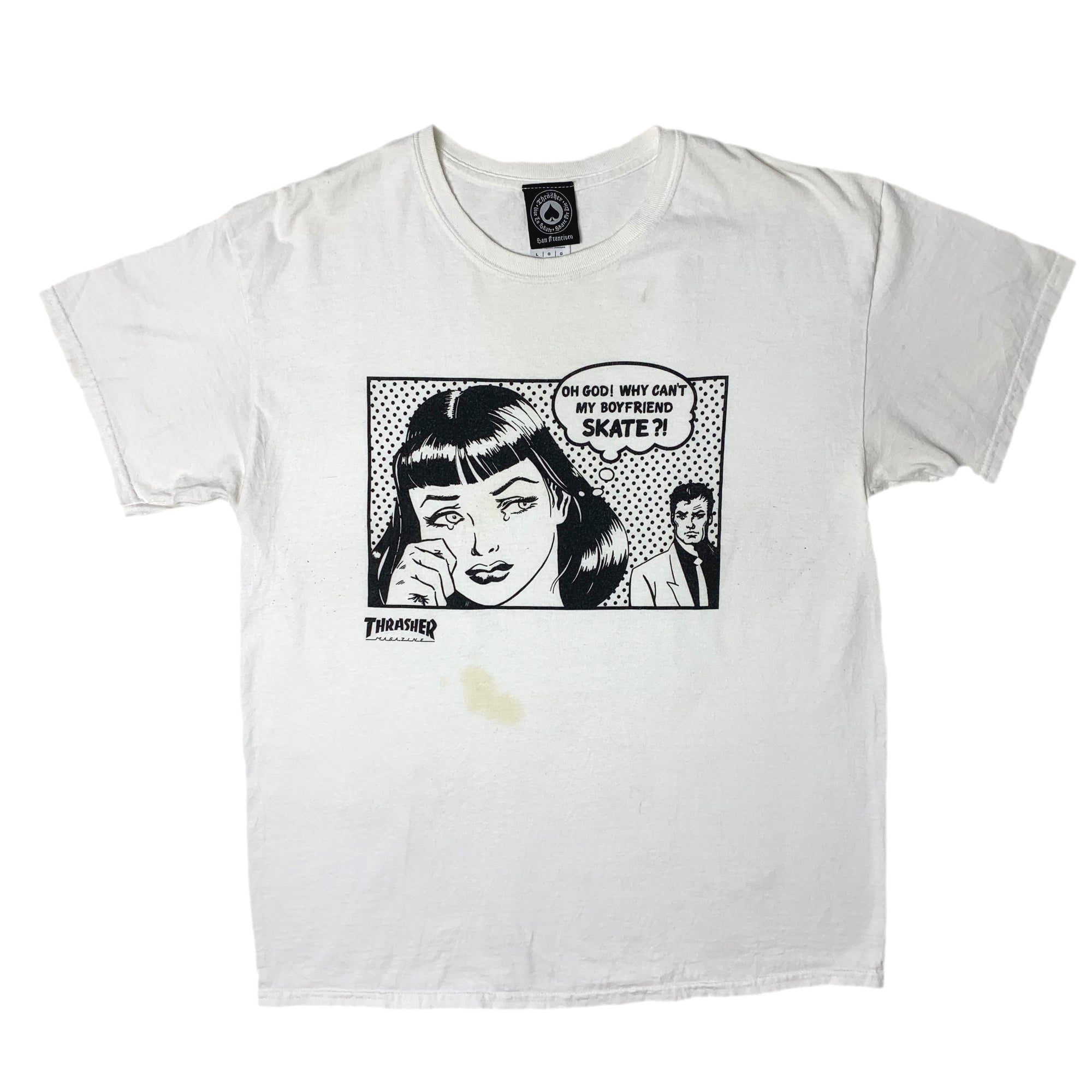 00's Thrasher Boyfriend Cant Skate T-Shirt