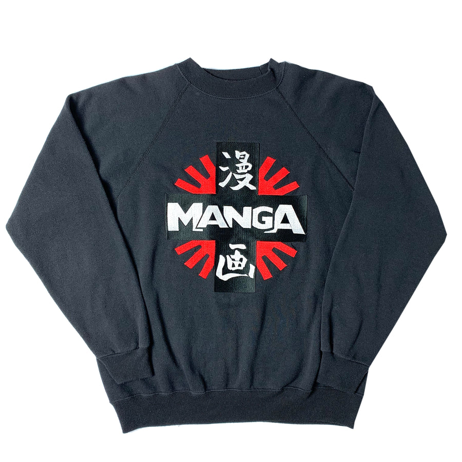 90's Manga Embroidery Logo Sweatshirt