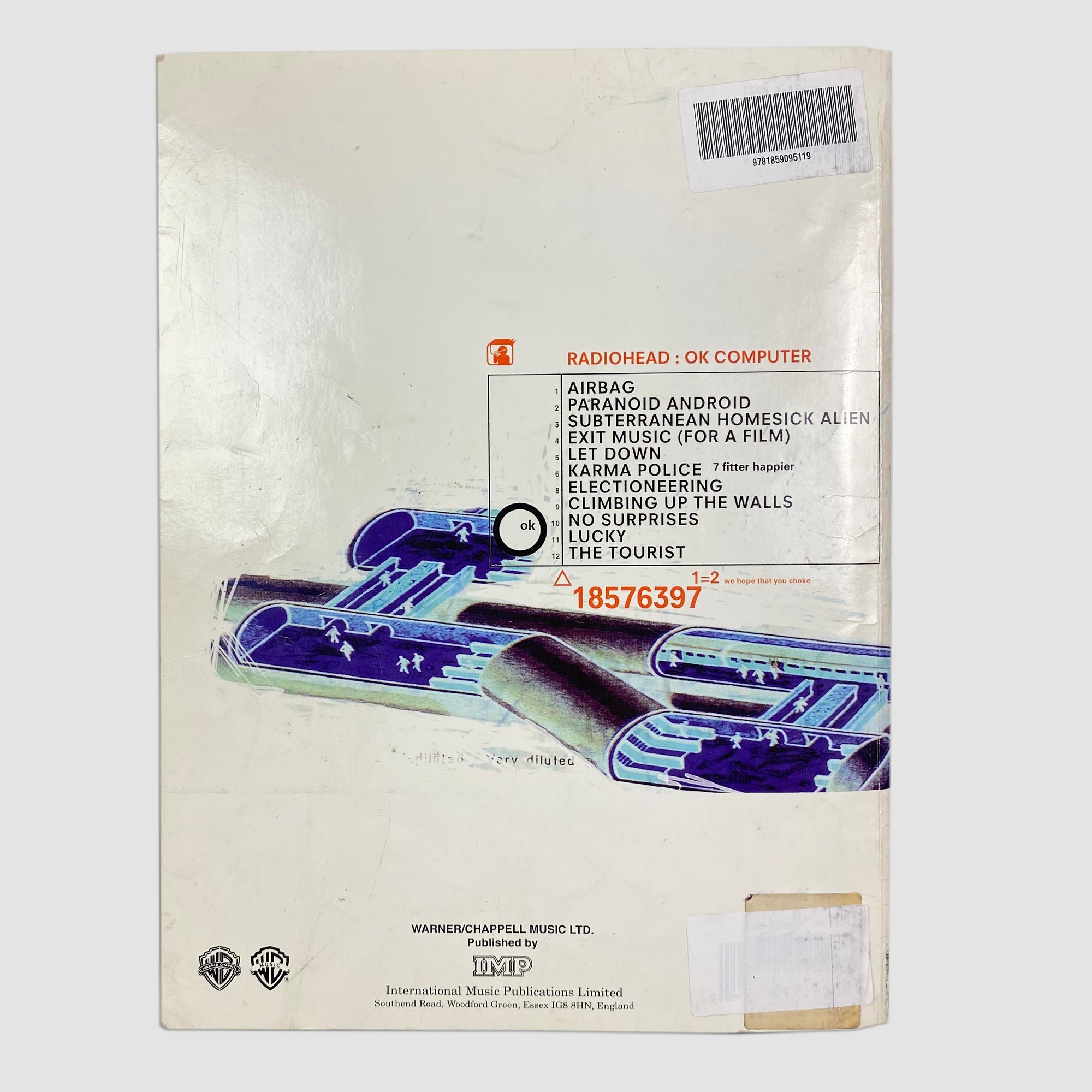 1997 Radiohead Ok Computer Tab Book