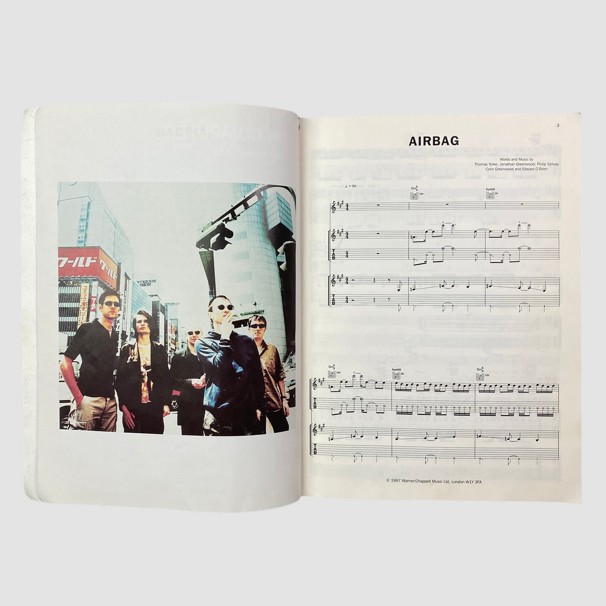 1997 Radiohead Ok Computer Tab Book