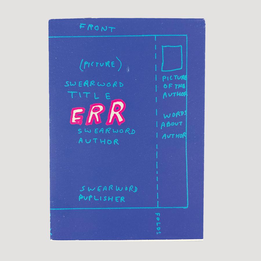 1996 David Shrigley ERR 1st Edition