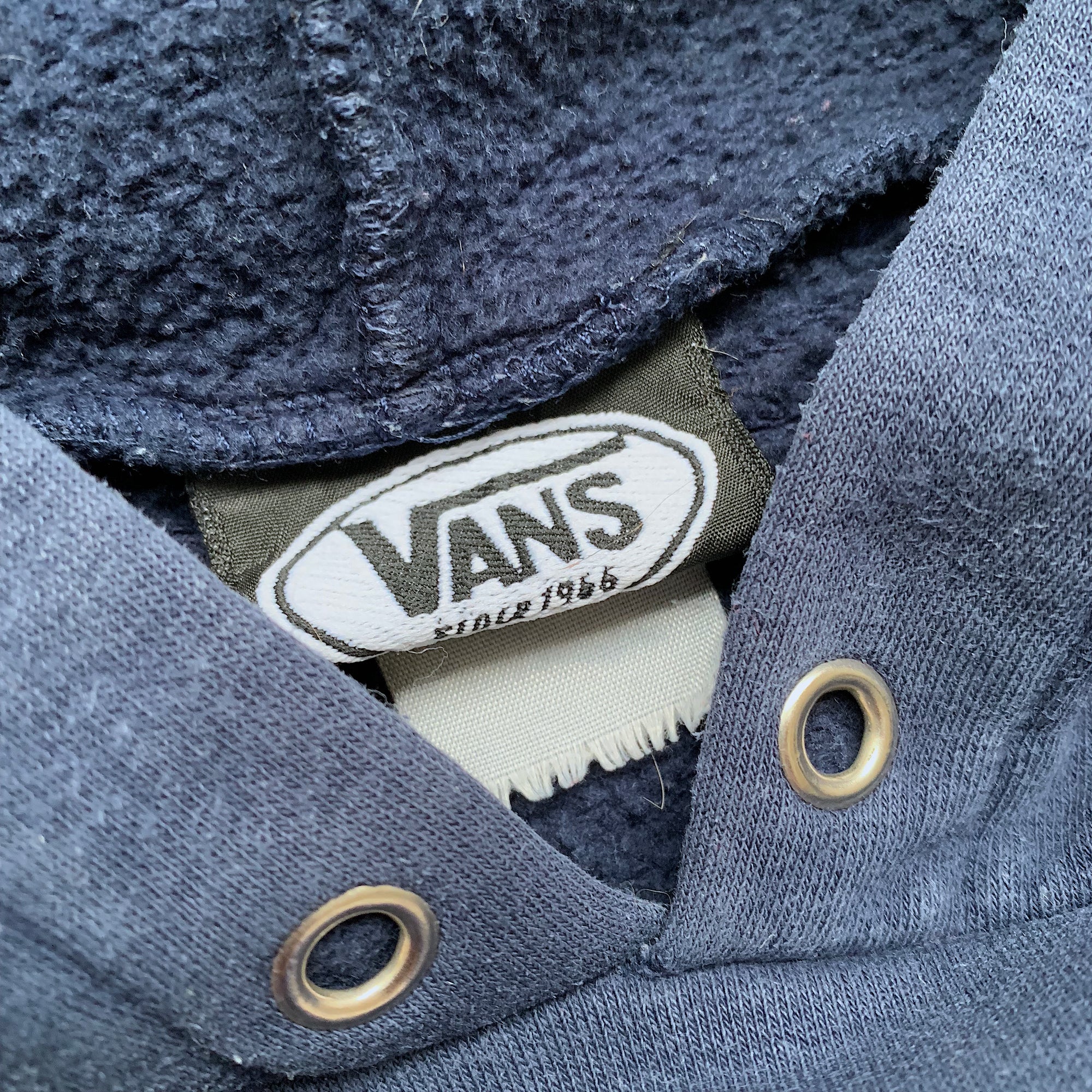Early 90's Vans checkerboard logo hoodie