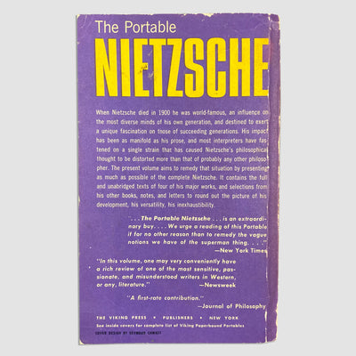 1965 The Portable Nietzsche