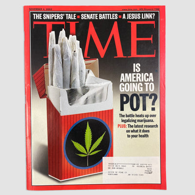 2002 TIME Magazine Is America Going to POT Issue