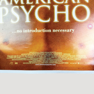 2000 American Psycho Promo Poster