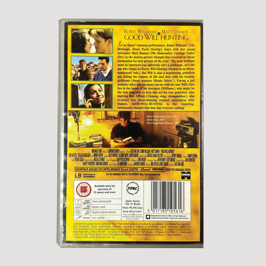 1997 Good Will Hunting Ex-Rental VHS