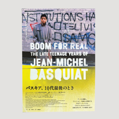 2017 Basquiat Boom for Real Japanese Chirashi Poster