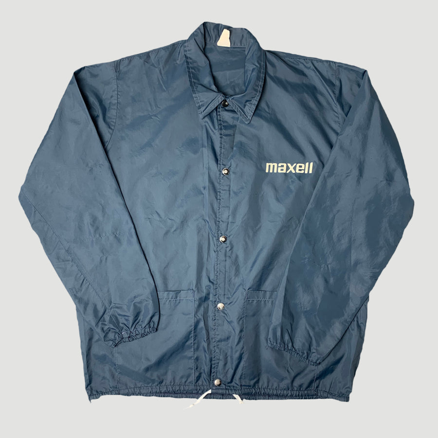 80's Maxell Logo Windbreaker Jacket
