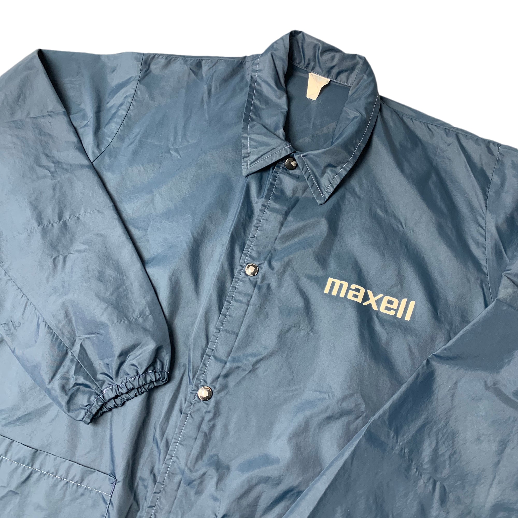 80's Maxell Logo Windbreaker Jacket