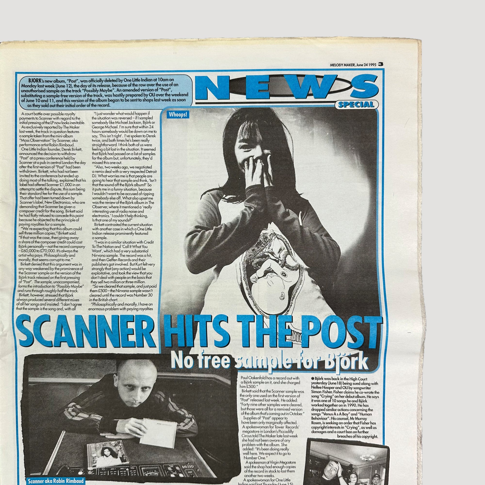 90's Melody Maker Bjork Issue