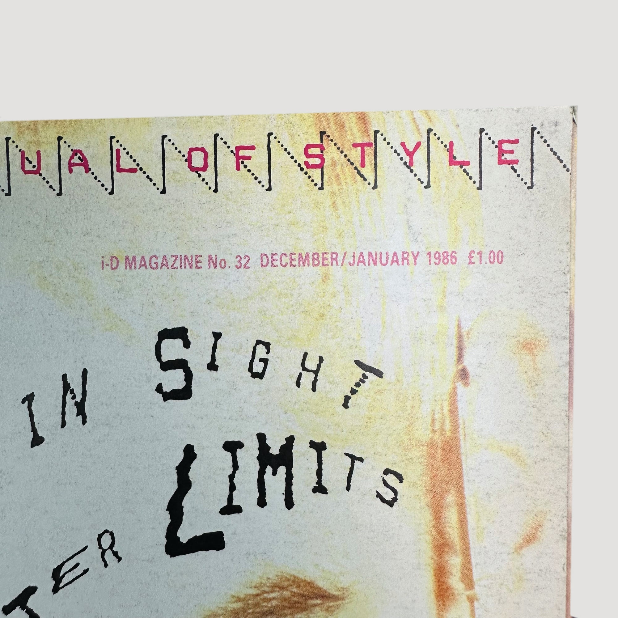 1986 i-D Magazine The Jet Set Issue