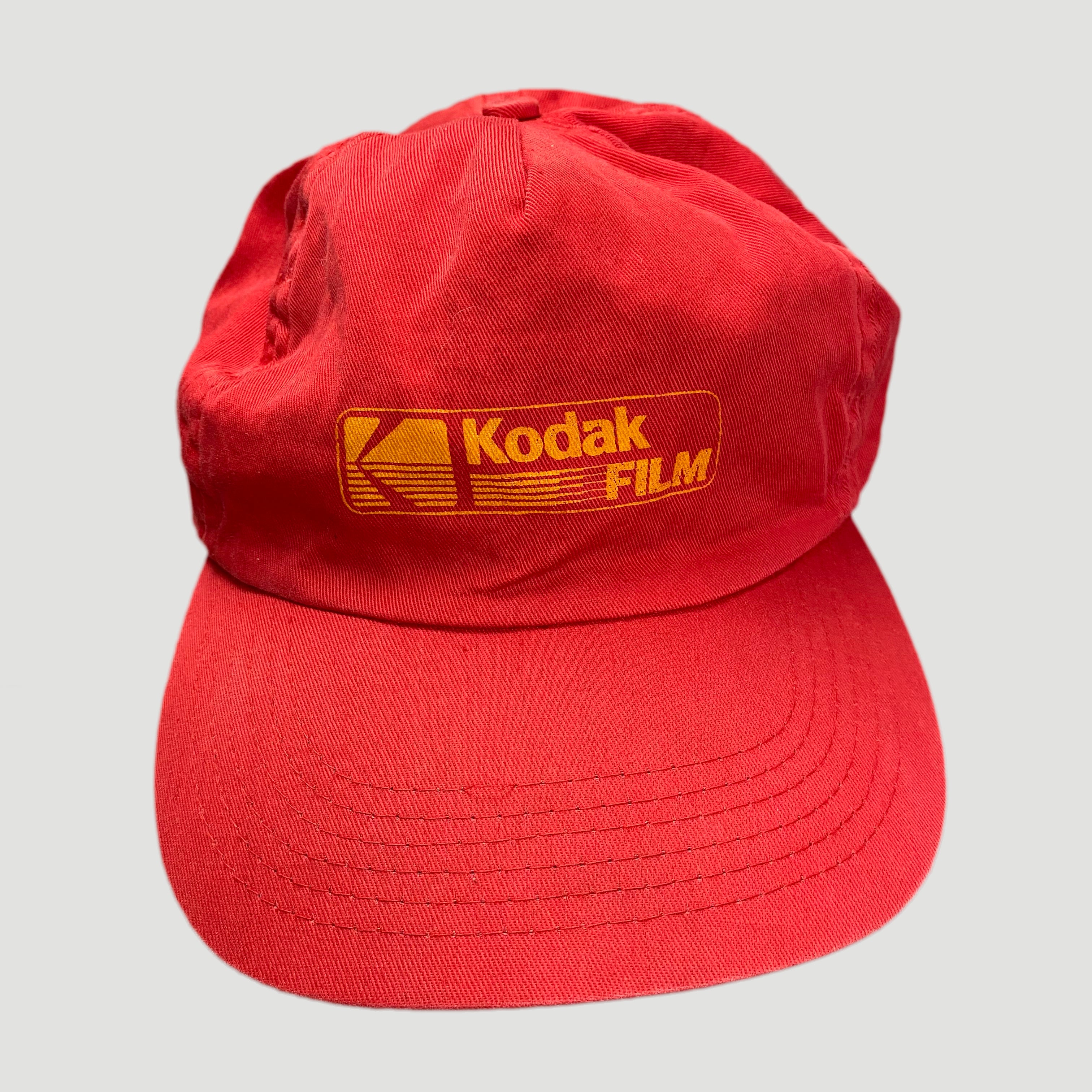 ◆KODAK◆ NYLON LOGO CAMP CAP RED IMG_1480.jpg?v=1655726749