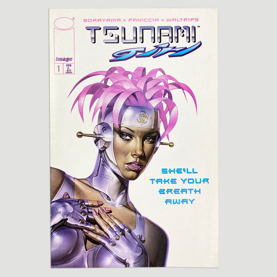 90's Tsunami Girl Sorayama Comic