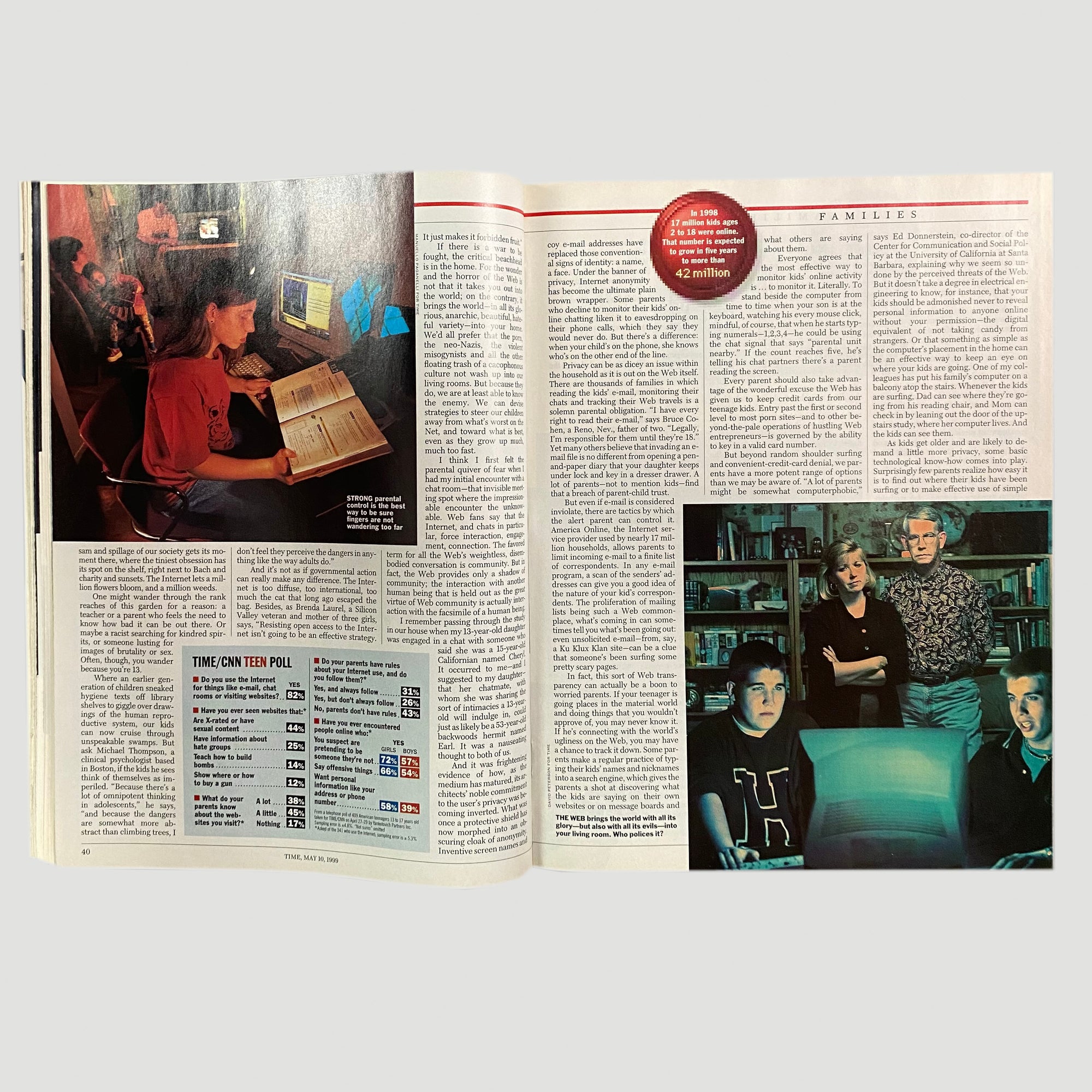 90's TIME Magazine Growing up Online