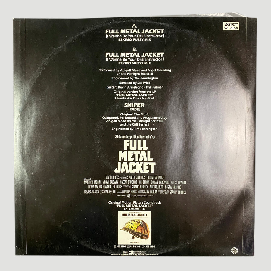 1987 Abigail Mead & Nigel Goulding 'Full Metal Jacket (I Wanna Be Your Drill Instructor)' 12"