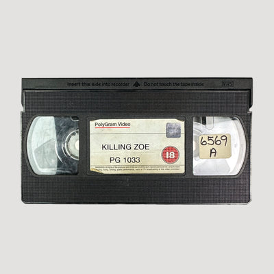 1994 'Killing Zoe' Ex-Rental VHS
