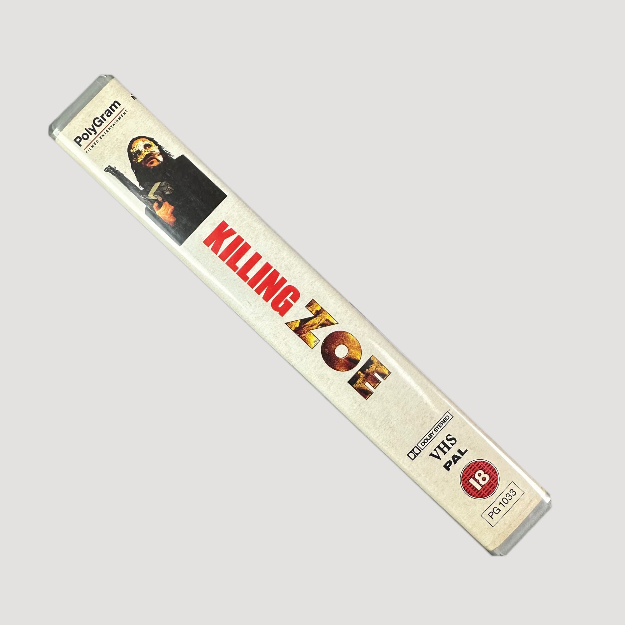 1994 'Killing Zoe' Ex-Rental VHS