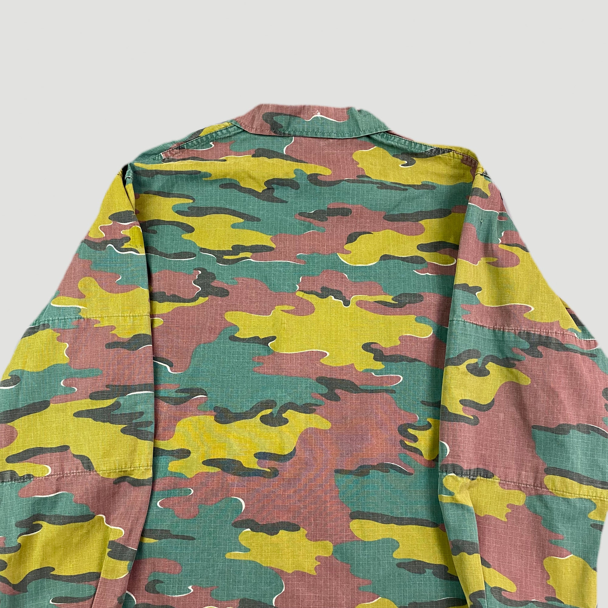 Camo button hot sale up jacket