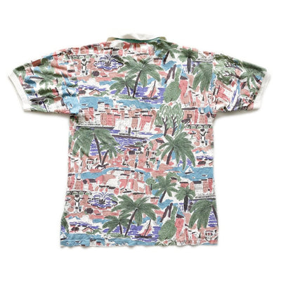 90's Tommy Hilfiger Hawaiian Polo Shirt